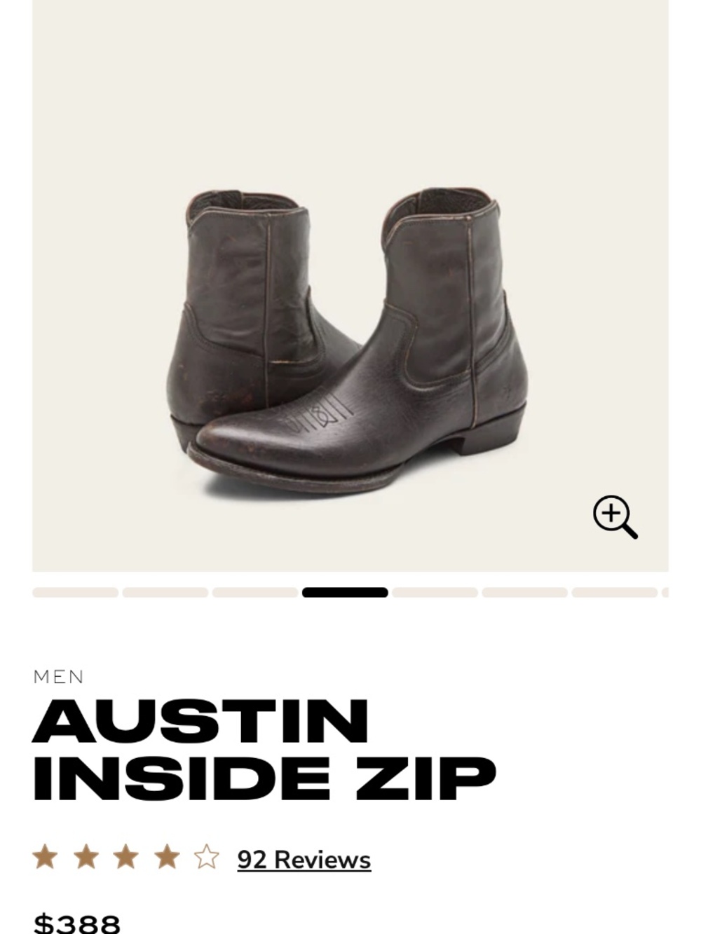NWT Frye Austin western boots men - Picture 14 of 15